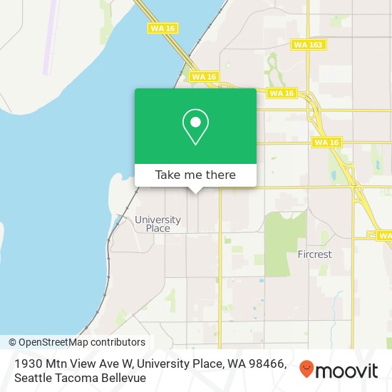 1930 Mtn View Ave W, University Place, WA 98466 map