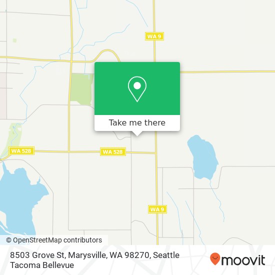 Mapa de 8503 Grove St, Marysville, WA 98270