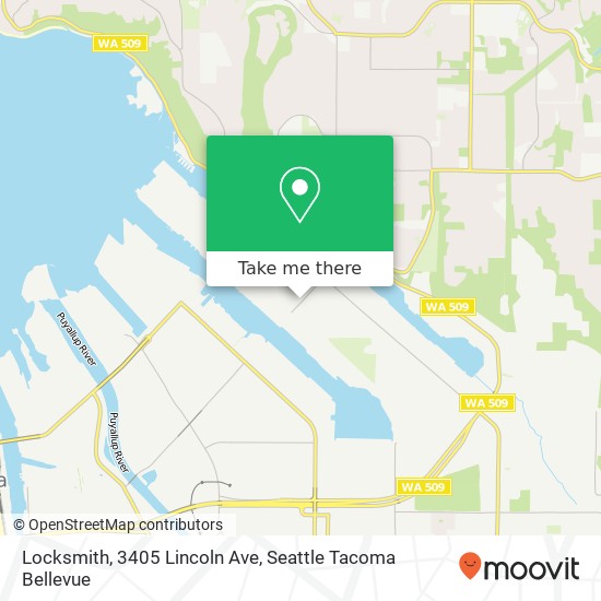 Mapa de Locksmith, 3405 Lincoln Ave