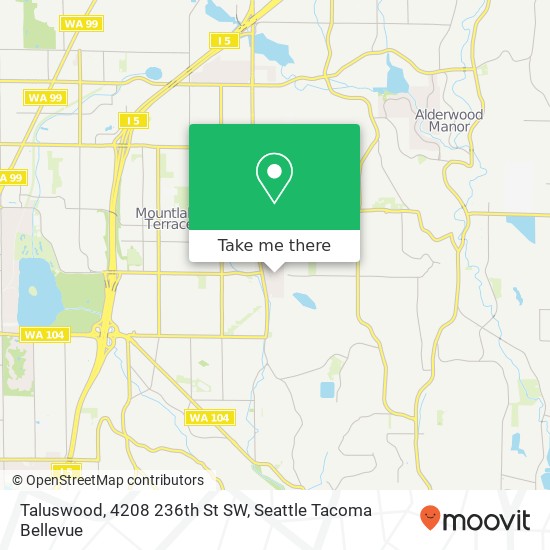 Taluswood, 4208 236th St SW map