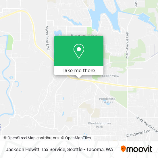 Jackson Hewitt Tax Service map