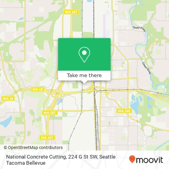 National Concrete Cutting, 224 G St SW map