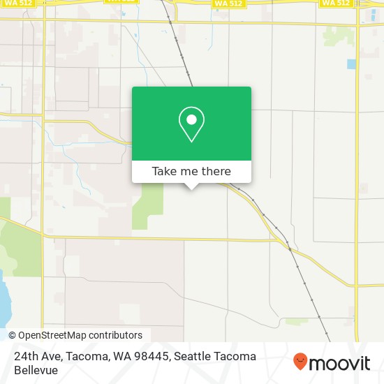 Mapa de 24th Ave, Tacoma, WA 98445