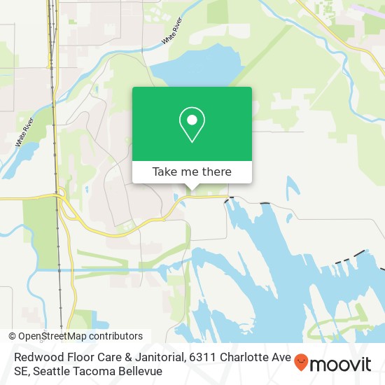Mapa de Redwood Floor Care & Janitorial, 6311 Charlotte Ave SE