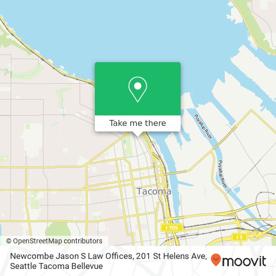 Newcombe Jason S Law Offices, 201 St Helens Ave map