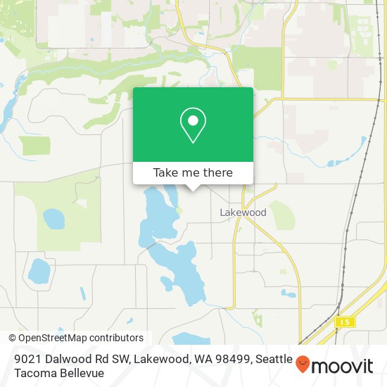 9021 Dalwood Rd SW, Lakewood, WA 98499 map