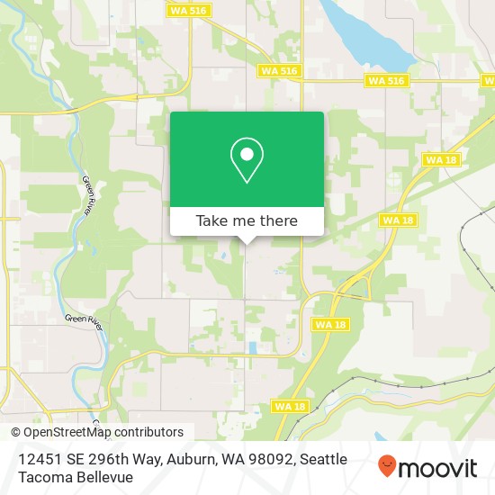 12451 SE 296th Way, Auburn, WA 98092 map