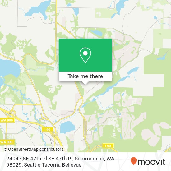 24047,SE 47th Pl SE 47th Pl, Sammamish, WA 98029 map