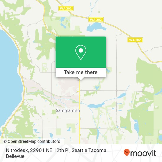 Mapa de Nitrodesk, 22901 NE 12th Pl