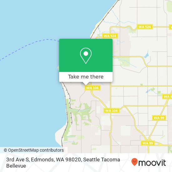 3rd Ave S, Edmonds, WA 98020 map