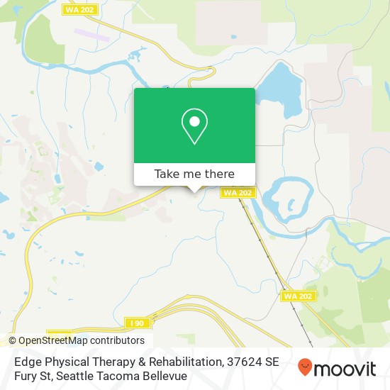 Mapa de Edge Physical Therapy & Rehabilitation, 37624 SE Fury St