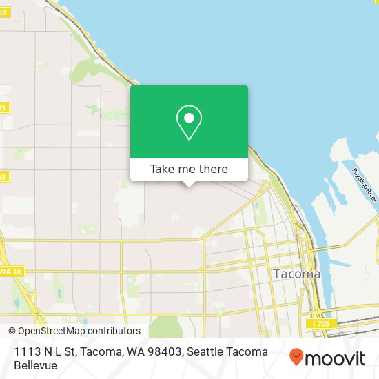 1113 N L St, Tacoma, WA 98403 map