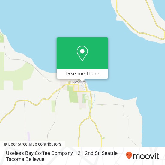 Mapa de Useless Bay Coffee Company, 121 2nd St