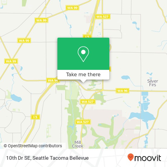 Mapa de 10th Dr SE, Everett, WA 98208