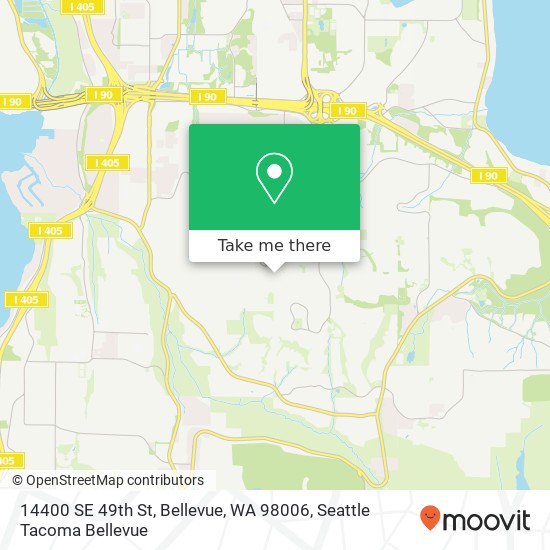 14400 SE 49th St, Bellevue, WA 98006 map