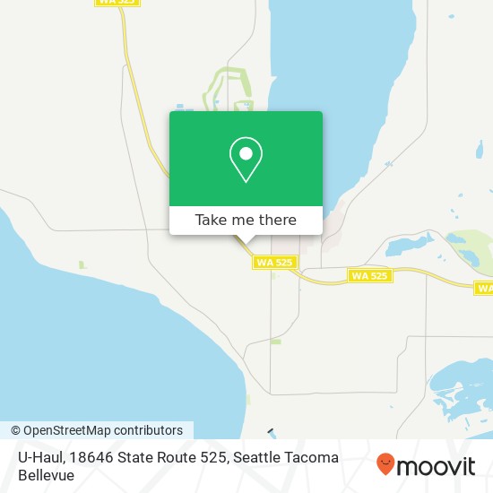 Mapa de U-Haul, 18646 State Route 525