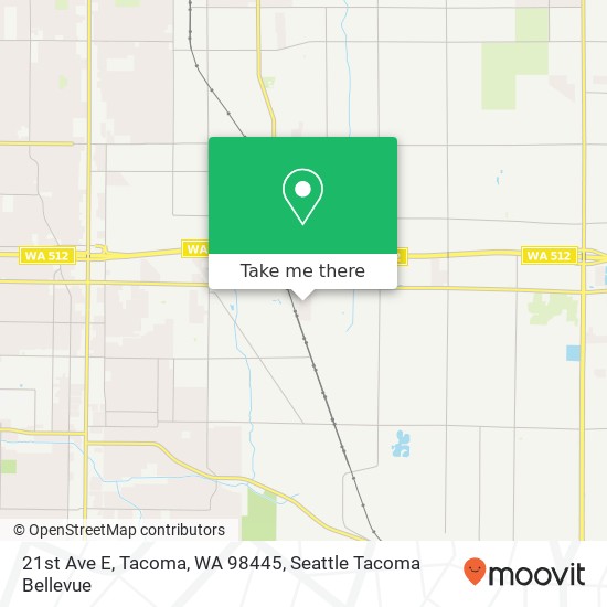 21st Ave E, Tacoma, WA 98445 map