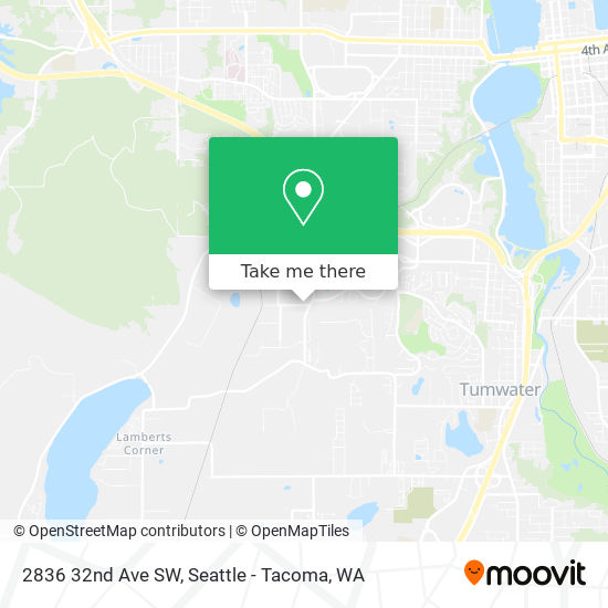 Mapa de 2836 32nd Ave SW