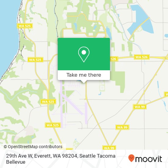 Mapa de 29th Ave W, Everett, WA 98204