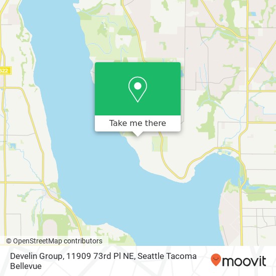 Mapa de Develin Group, 11909 73rd Pl NE
