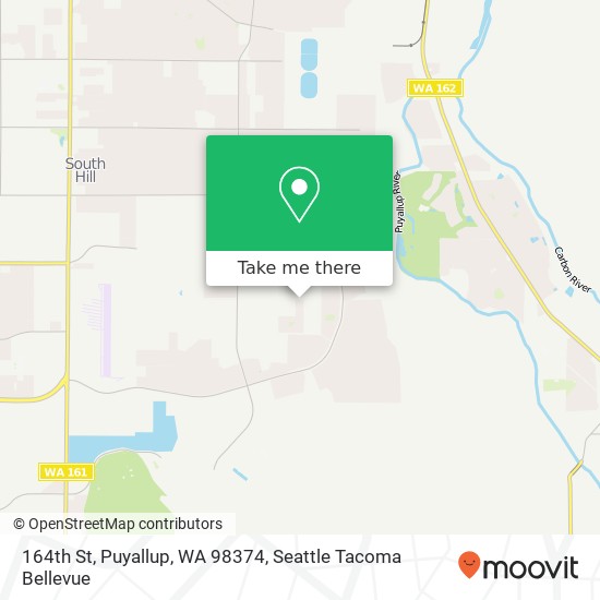 164th St, Puyallup, WA 98374 map