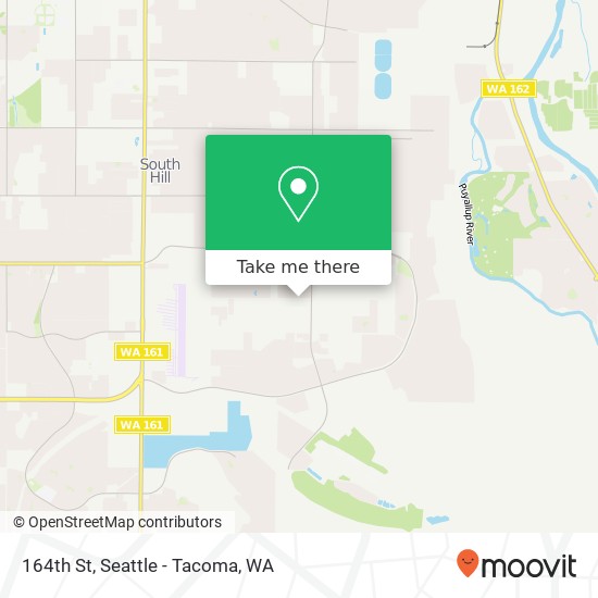 164th St, Puyallup, WA 98374 map