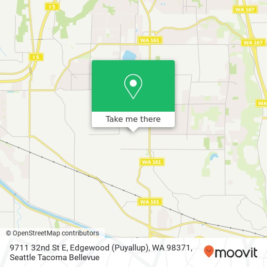 Mapa de 9711 32nd St E, Edgewood (Puyallup), WA 98371