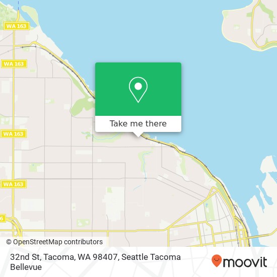 Mapa de 32nd St, Tacoma, WA 98407