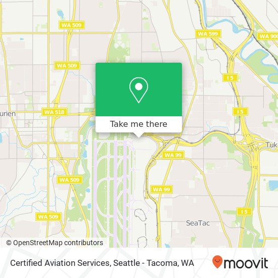Certified Aviation Services map