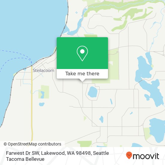 Mapa de Farwest Dr SW, Lakewood, WA 98498