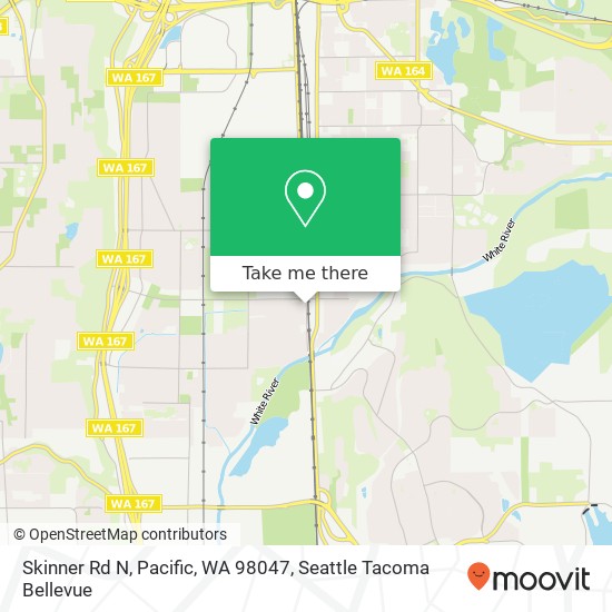 Skinner Rd N, Pacific, WA 98047 map