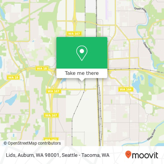 Mapa de Lids, Auburn, WA 98001