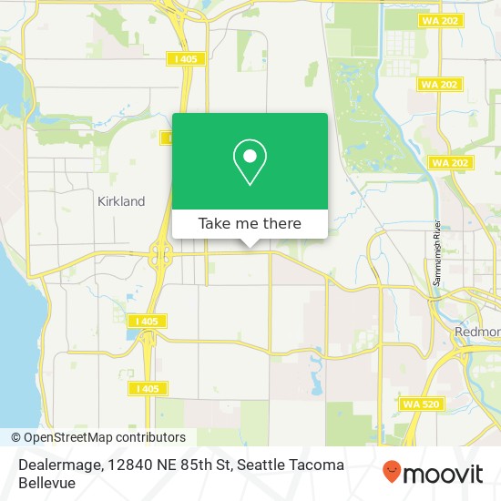 Mapa de Dealermage, 12840 NE 85th St