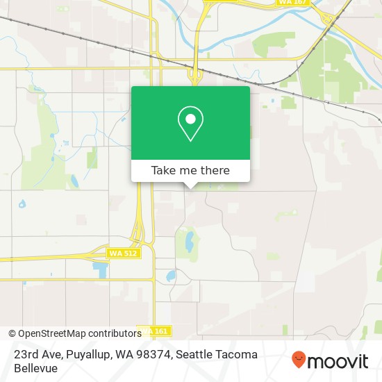 Mapa de 23rd Ave, Puyallup, WA 98374
