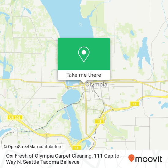 Oxi Fresh of Olympia Carpet Cleaning, 111 Capitol Way N map