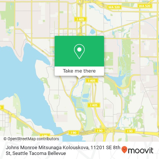 Mapa de Johns Monroe Mitsunaga Kolouskova, 11201 SE 8th St