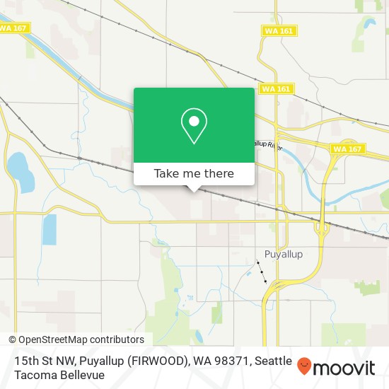 Mapa de 15th St NW, Puyallup (FIRWOOD), WA 98371