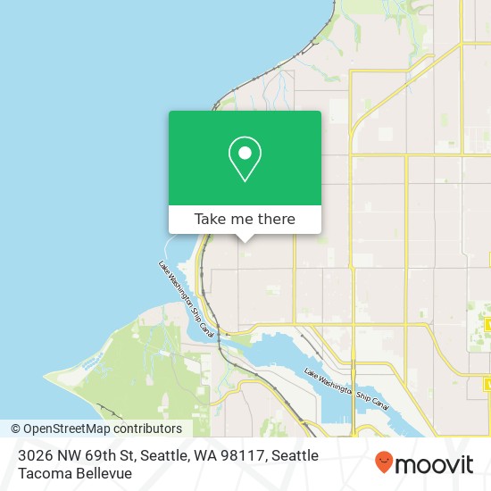 3026 NW 69th St, Seattle, WA 98117 map