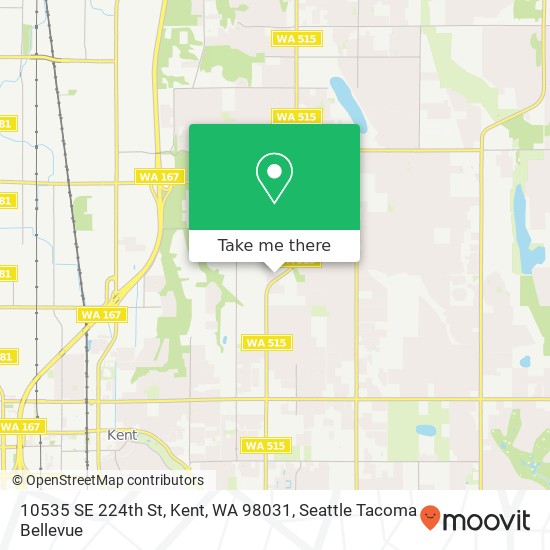 10535 SE 224th St, Kent, WA 98031 map