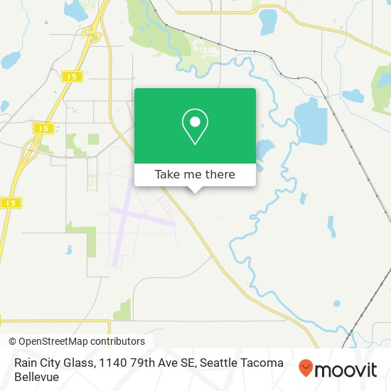 Mapa de Rain City Glass, 1140 79th Ave SE