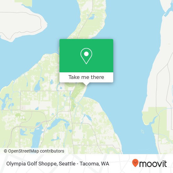 Mapa de Olympia Golf Shoppe, 3636 Country Club Dr NW