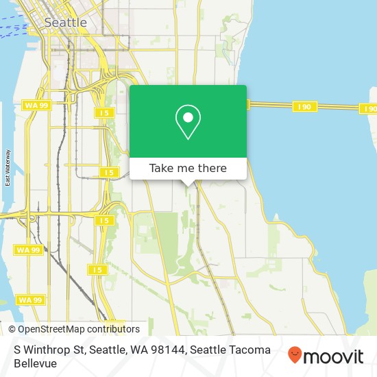 Mapa de S Winthrop St, Seattle, WA 98144