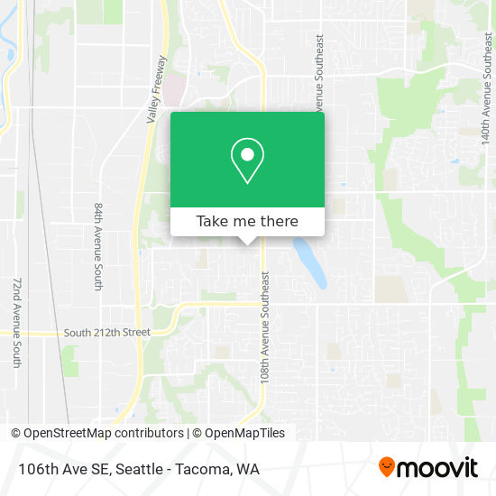 106th Ave SE map