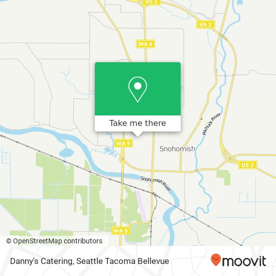 Danny's Catering map