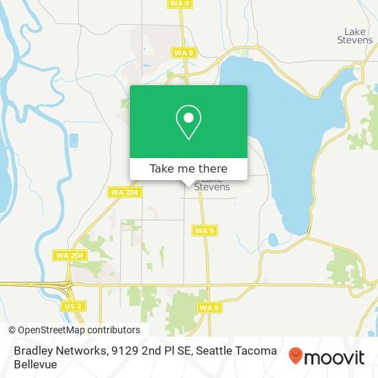 Mapa de Bradley Networks, 9129 2nd Pl SE
