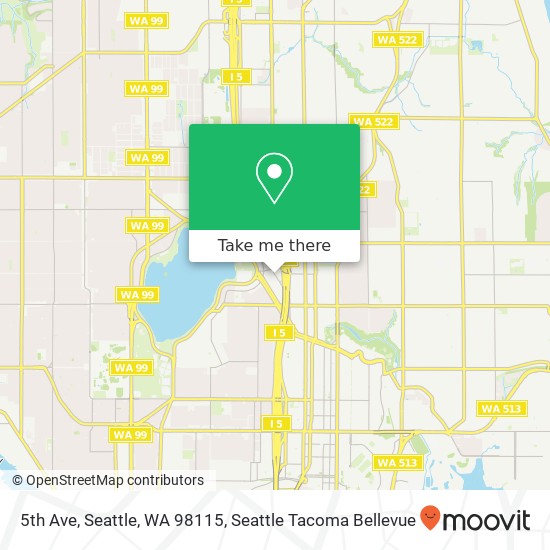 5th Ave, Seattle, WA 98115 map