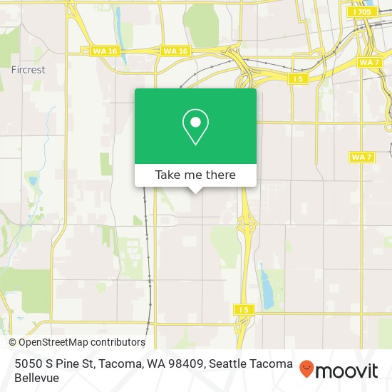 5050 S Pine St, Tacoma, WA 98409 map