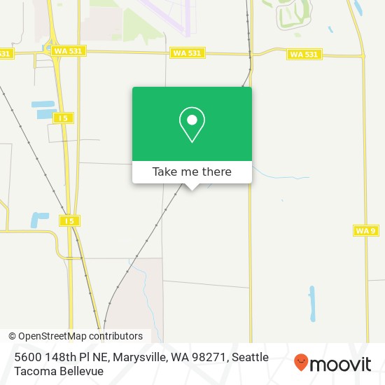 Mapa de 5600 148th Pl NE, Marysville, WA 98271