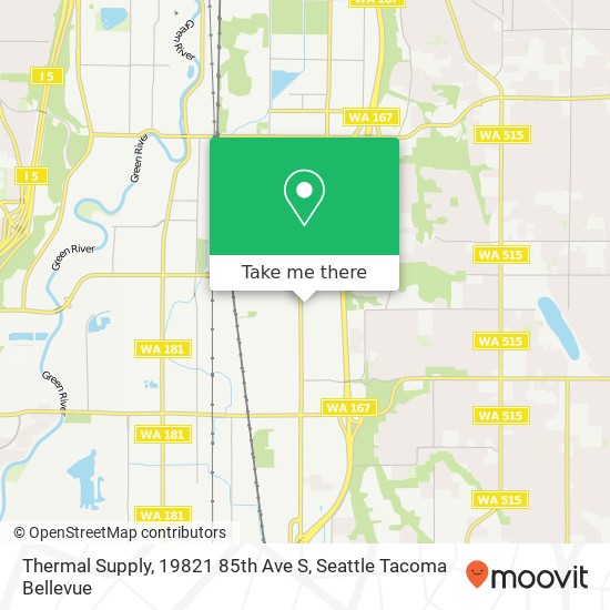 Thermal Supply, 19821 85th Ave S map