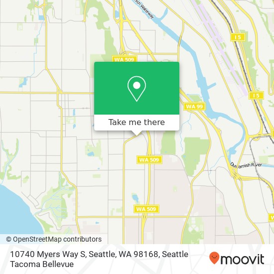 10740 Myers Way S, Seattle, WA 98168 map